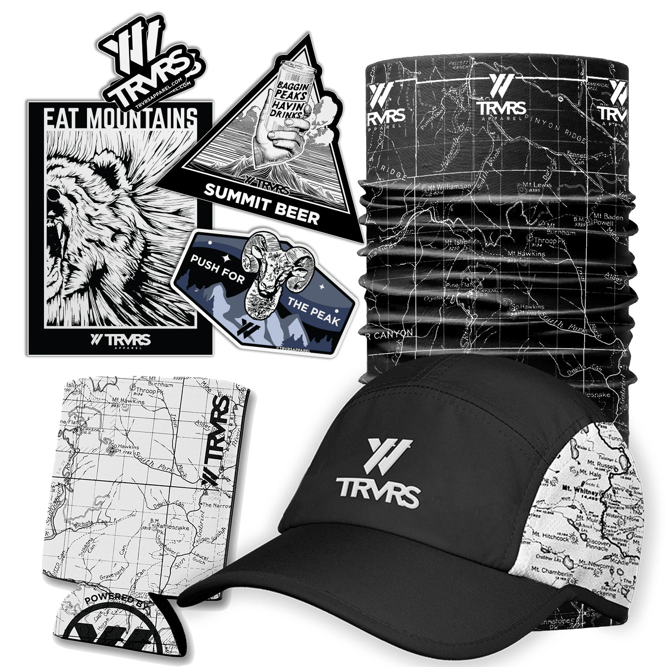 San Gabriel Map Running Cap Bundle