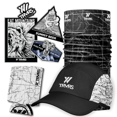 San Gabriel Map Running Cap Bundle
