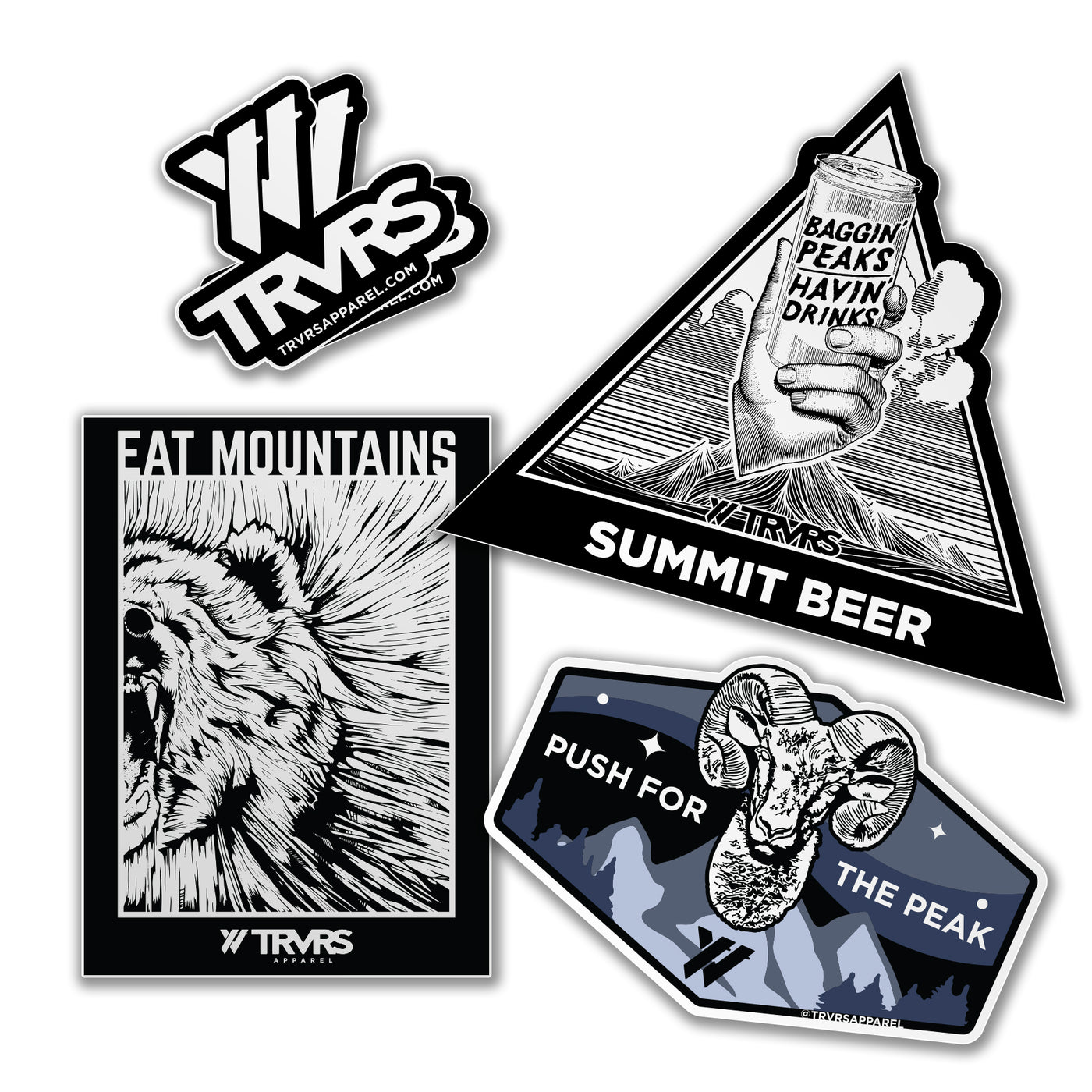 5 Sticker Combo Pack | TRVRS Outdoors