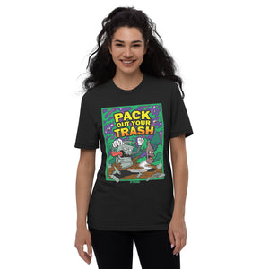 BLACK- Pack Out Your Trash Recycled SS Tee | TRVRS Outdoors