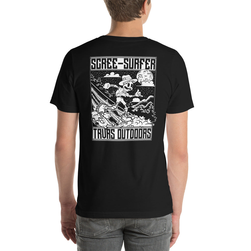 Black -  Scree Surfer T-Shirt | TRVRS Outdoors